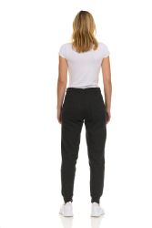 3 Wholesale Womens Fleece Lined Jogger With Pocket In Charcoal Gray Size Small