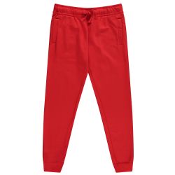 24 Wholesale Womens Fleece Lined Jogger With Pocket In Red Size Medium