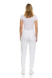 24 Pieces Womens Fleece Lined Jogger With Pocket In White Size 3xlarge - Womens Pants