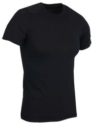144 Wholesale Men's Cotton Short Sleeve T-Shirt Size 3xl - Black And Gray