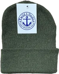 24 Wholesale Yacht & Smith Kids Winter Beanies In Dark Assorted Colors