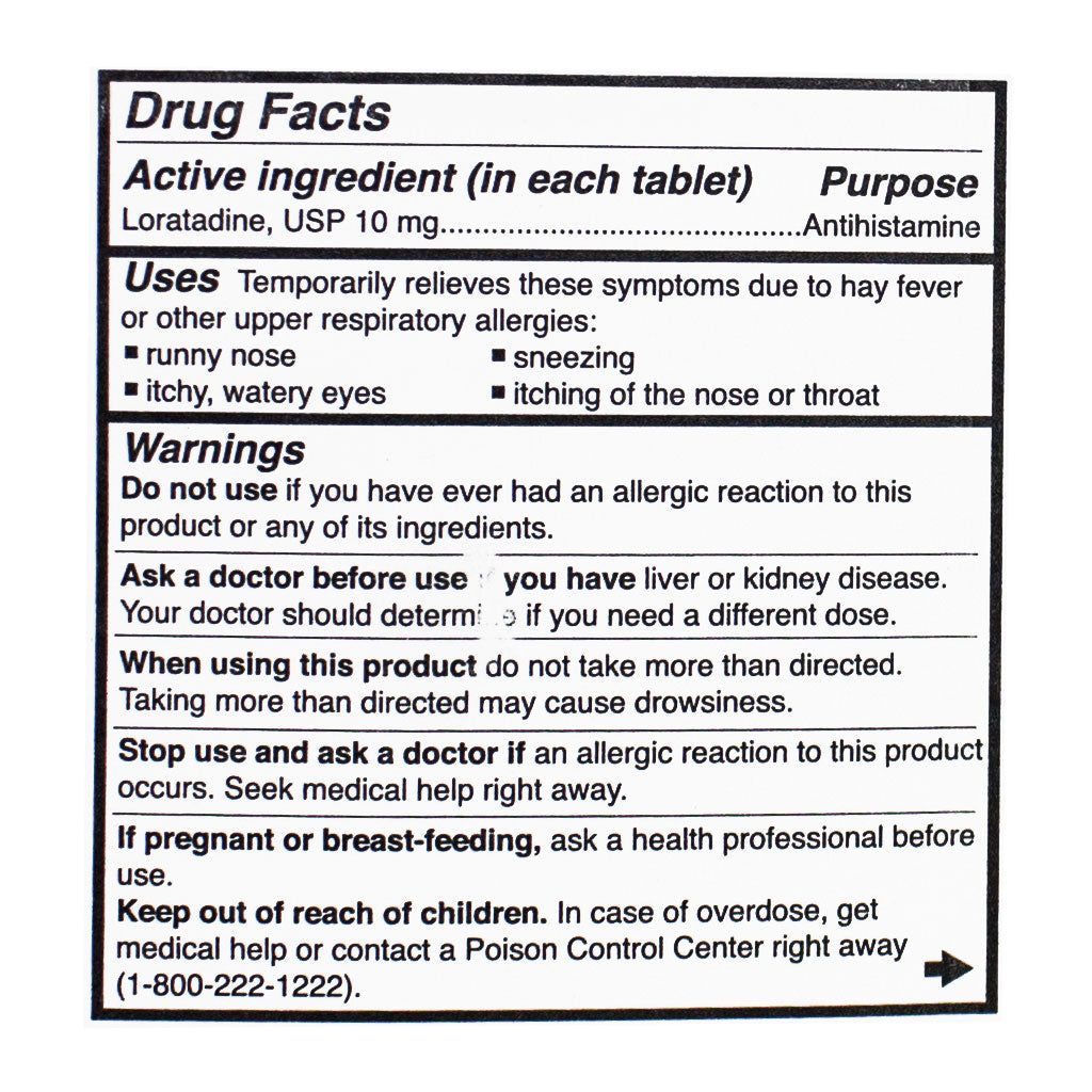 24 Pieces Travel Size Claritin Allergy Non Drowsy Pack Of 1 - Pain & Allergy Relief for Donation