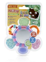 24 Wholesale Nuby Look at Me Mirror Teether, 3+ Months