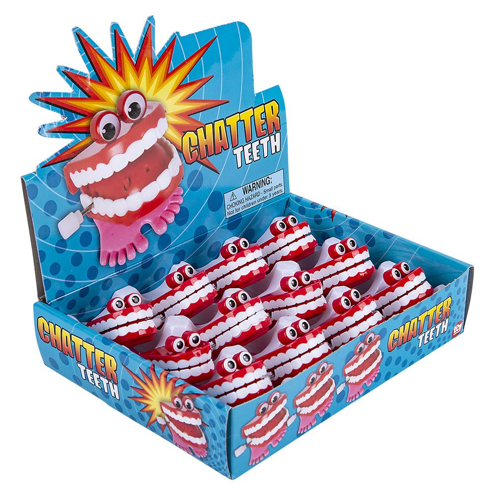 576 pieces 1.75" Chatter Teeth With Eyes - Store