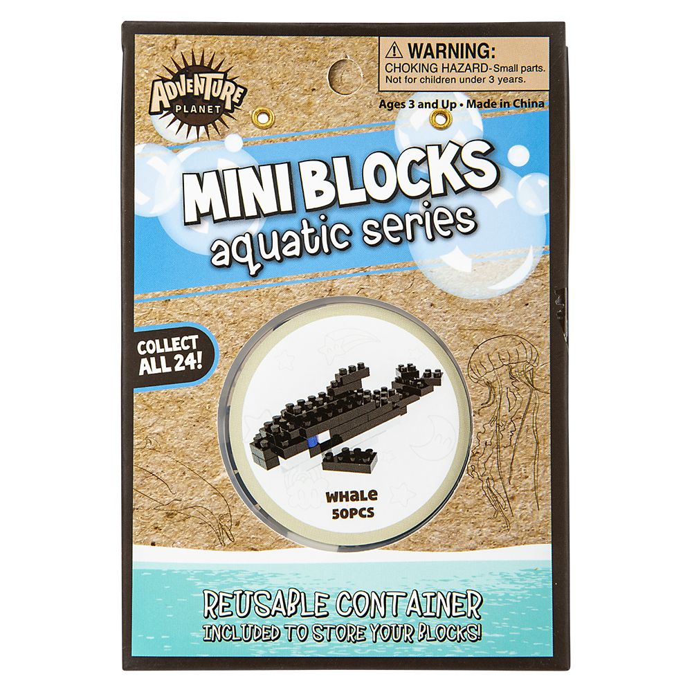 60 pieces Mini Blocks Whale - Puzzles