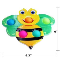 5 Wholesale Happy Bee Pop It Toy