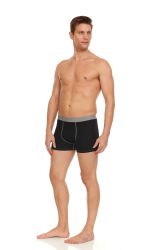 24 Wholesale Yacht & Smith Mens 100% Cotton Boxer Brief Assorted Colors Size Small