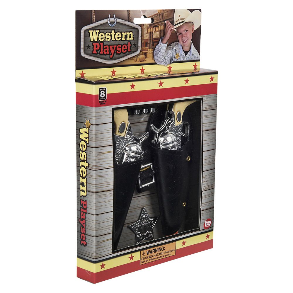 72 pieces Old West Action Belt Set 2 pc - Toy Weapons