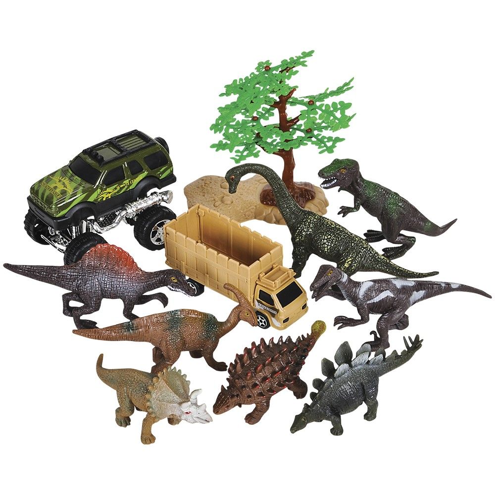 12 pieces 11 Pc Dinosaur Exploration Playset - Animal & Reptiles