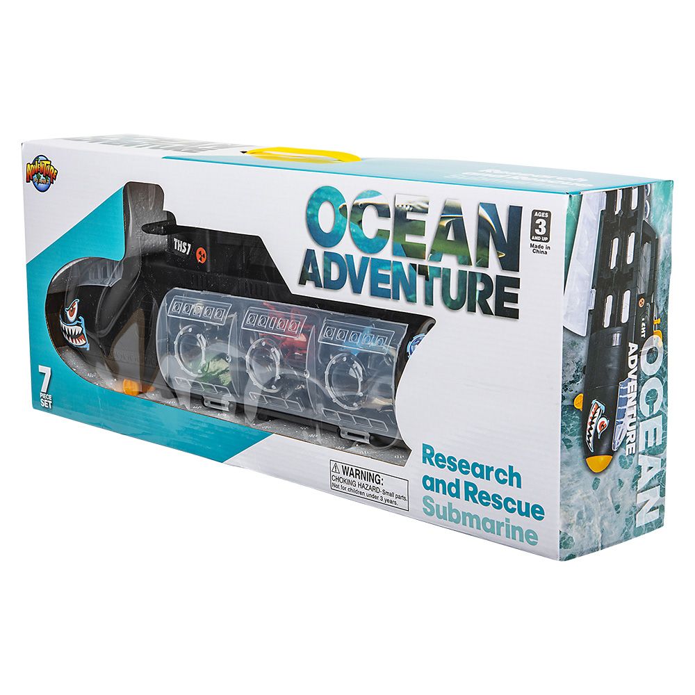 6 pieces Submarine With Ocean Animals - Animal & Reptiles
