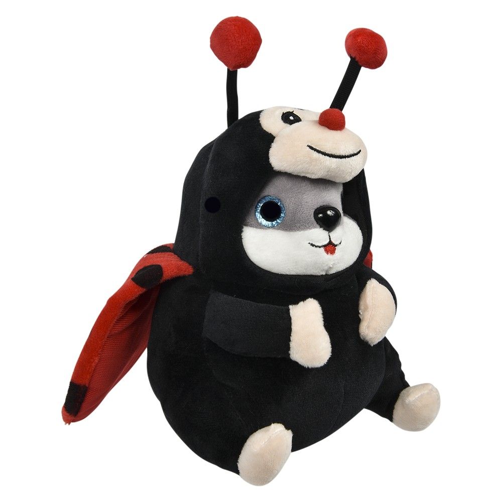 60 pieces 7" Dressed Hamster Lady Bug - Plush Toys