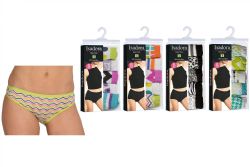48 Wholesale 5 Pack Assorted Prints Bikini Panties Cotton Bikini