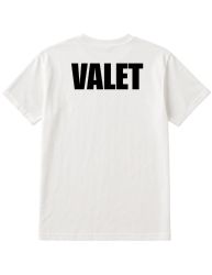60 Pieces Unisex Cotton Valet Printed T Shirt White With Black Print Back And Front Size Small - Event Apparel