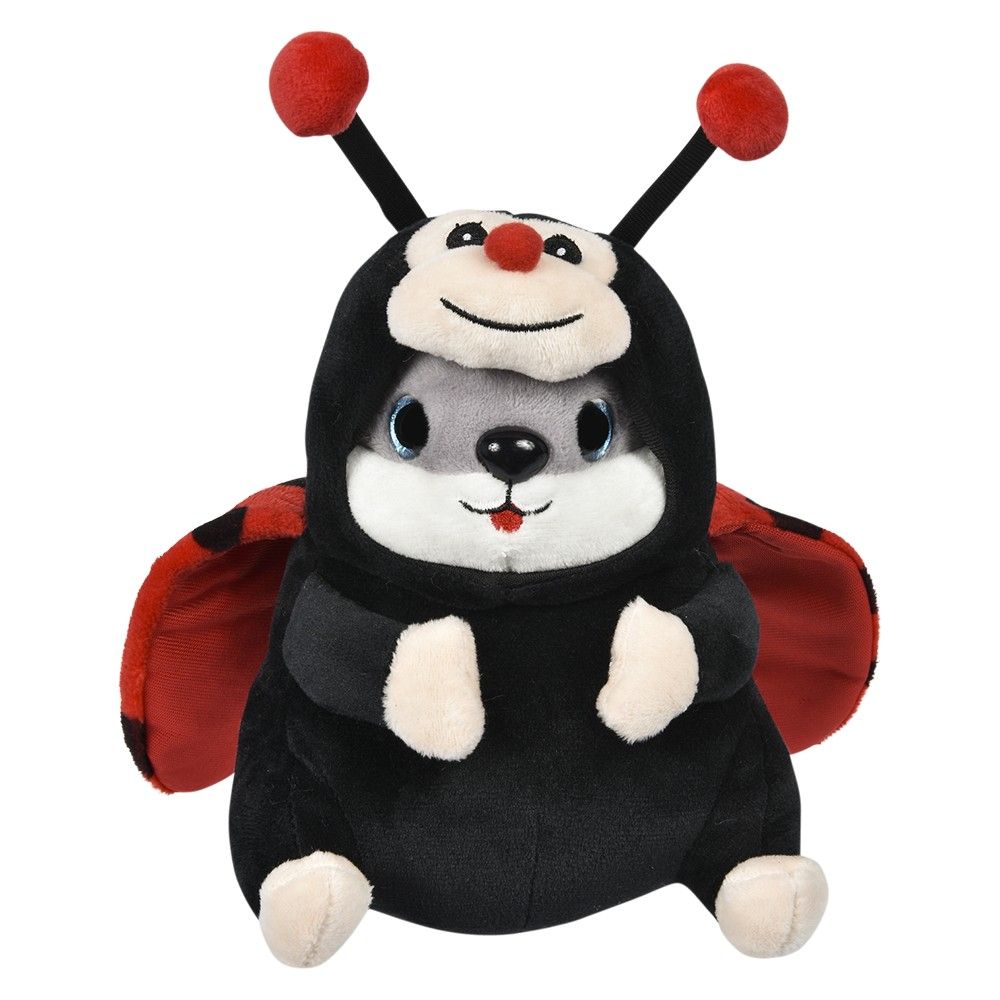 60 pieces 7" Dressed Hamster Lady Bug - Plush Toys