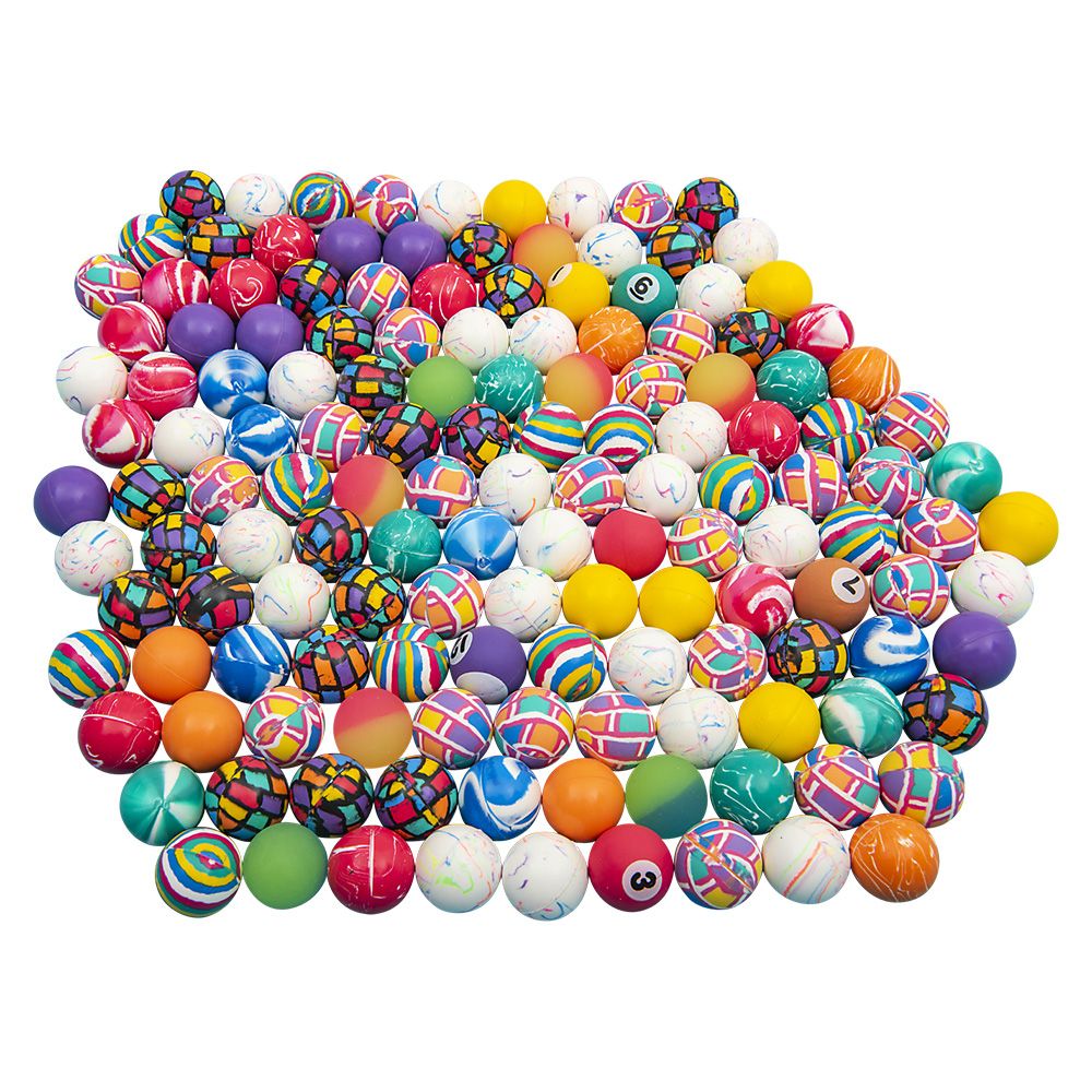 1152 Wholesale 27mm 1" HI-Bounce Ball Mix
