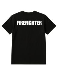 60 Pieces of Firefighter T-Shirts Cotton Blend Uniform Tees For Station Wear & Emergency Response, Black Size xl
