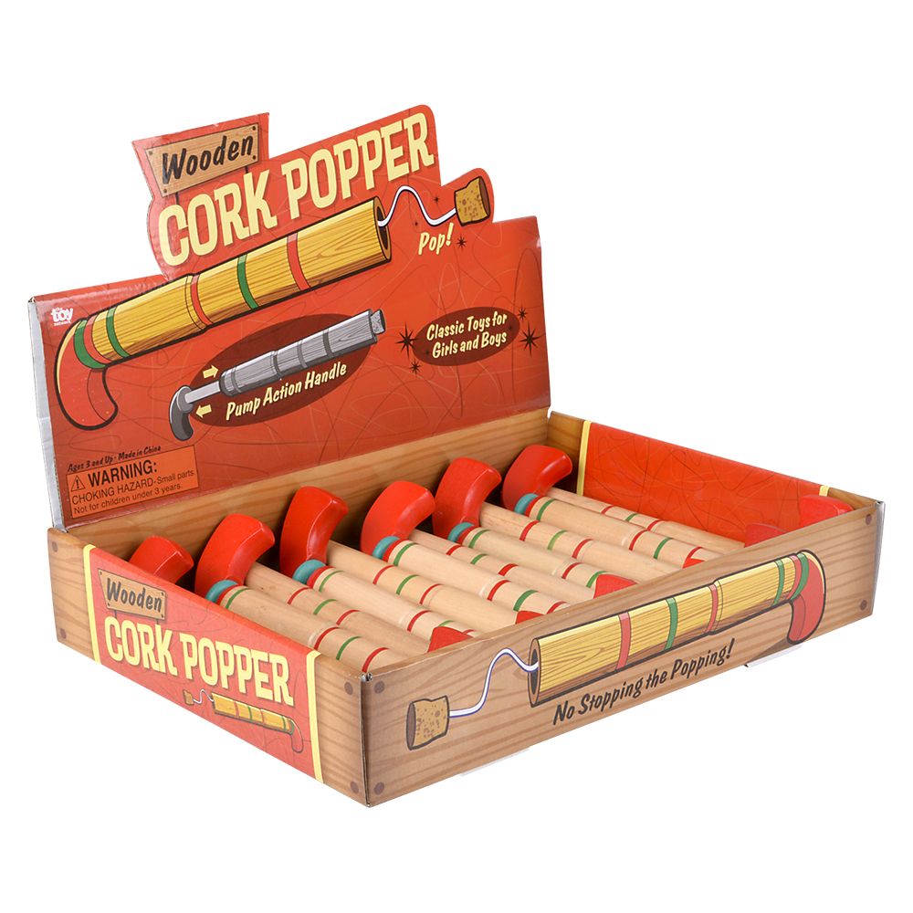 72 pieces of 8 inch Wooden Pop Gun