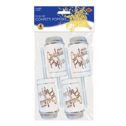 12 Packs Push Up Confetti Poppers - Streamers & Confetti