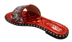 12 Wholesale Sandals For Women In Red Size 5-10