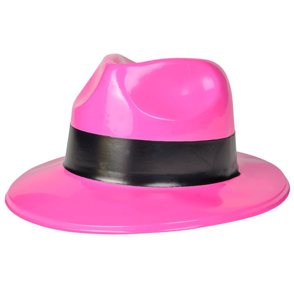 216 pieces Neon Gangster Hat With Band - Store