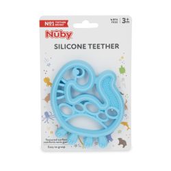 36 Pieces Nuby All Silicone Teether Assorted Shapes, 3+ Months - Baby Accessories