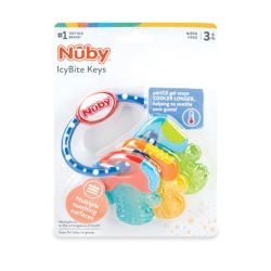 48 Wholesale Nuby Ice Gel Teether Keys, 1 Pack Multicolor
