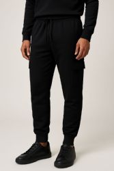 72 Wholesale Mens Cotton Fleece Cargo Joggers Assorted Colors And Sizes M-2xl