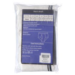 576 Pieces Yacht And Smith Mens Cotton White Brief Size Small - Men's Underwear For Donation