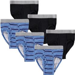 36 Pieces Yacht And Smith Boys Cotton Underwear Briefs In Assorted Colors, Size Medium - Boys Underwear