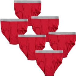 36 Pieces Yacht And Smith Boys Cotton Underwear Briefs In Assorted Colors, Size Large - Boys Underwear