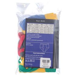 36 Pieces Yacht And Smith Boys Cotton Underwear Briefs In Assorted Colors, Size xl - Boys Underwear