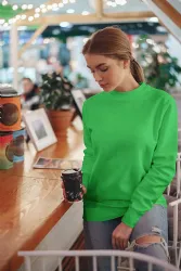 72 Pieces Unisex Fleece Line Cotton Crew Neck Sweat Shirt Assorted Colors And Assorted Sizes - Mens Sweat Shirt