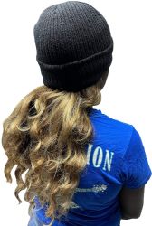 168 Pieces Yacht & Smith Adults Sherpa Lined Winter Beanies In Black - Winter Beanie Hats