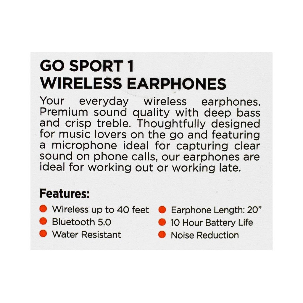 24 pieces of Wiresage Go Sport 1 Bluetooth Earphone