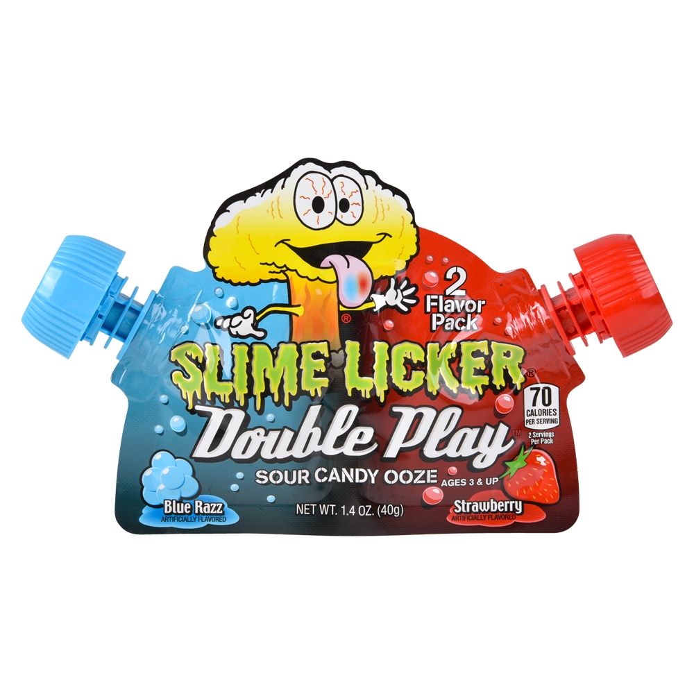 144 pieces Toxic Waste Slime Licker Double Play - Food & Beverage