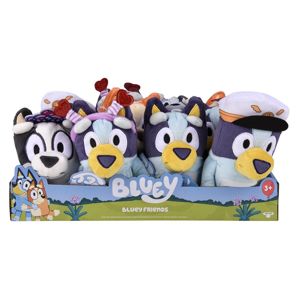 20 of 8" Bluey Plush Assortment 10ct Series 12 2/