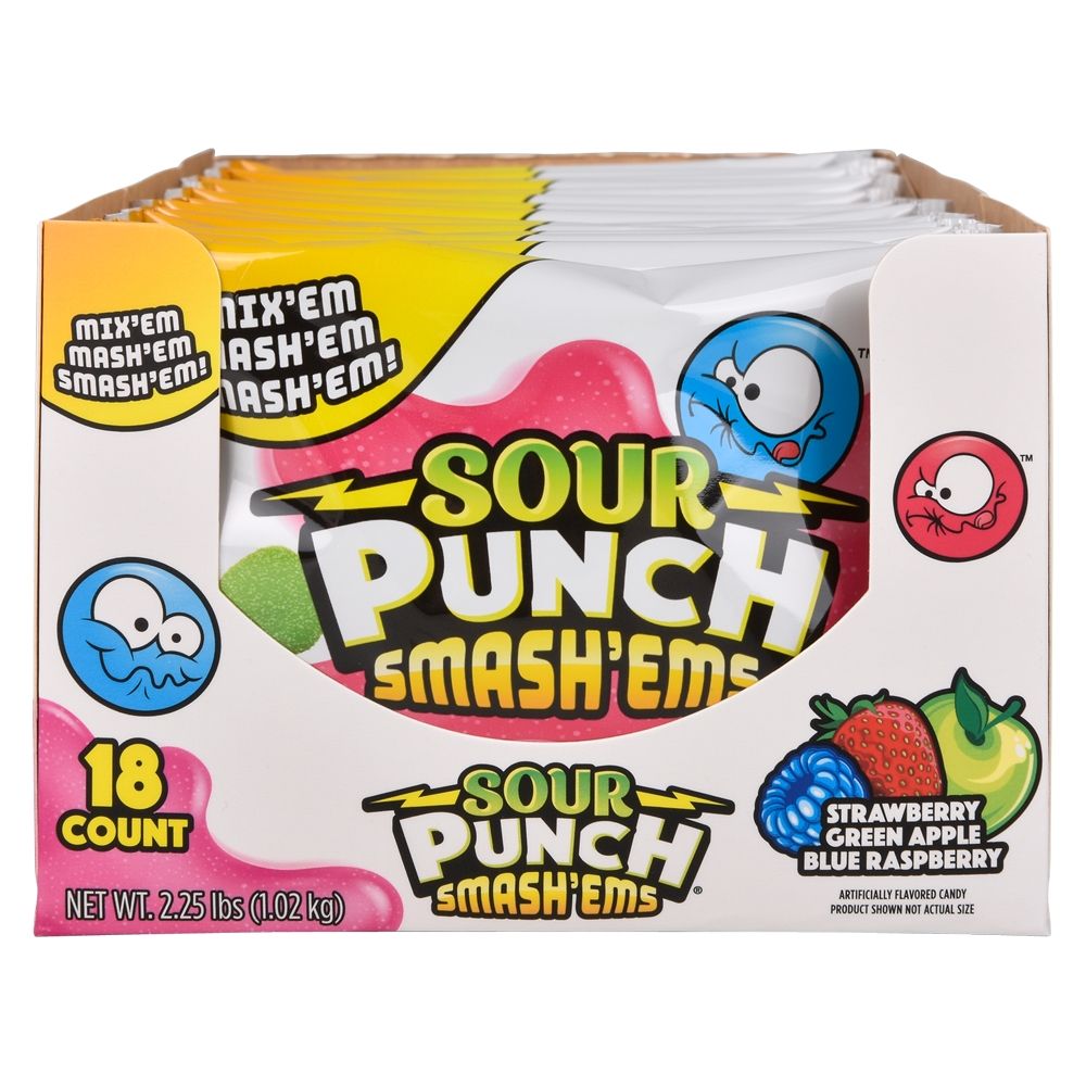 36 of Sour Punch Smash'ems