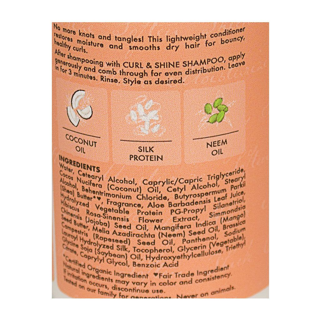 4 Pieces of Travel Size Shea Moisture Coconut Hibiscus Curl + Shine Conditioner - 3.2 oz.