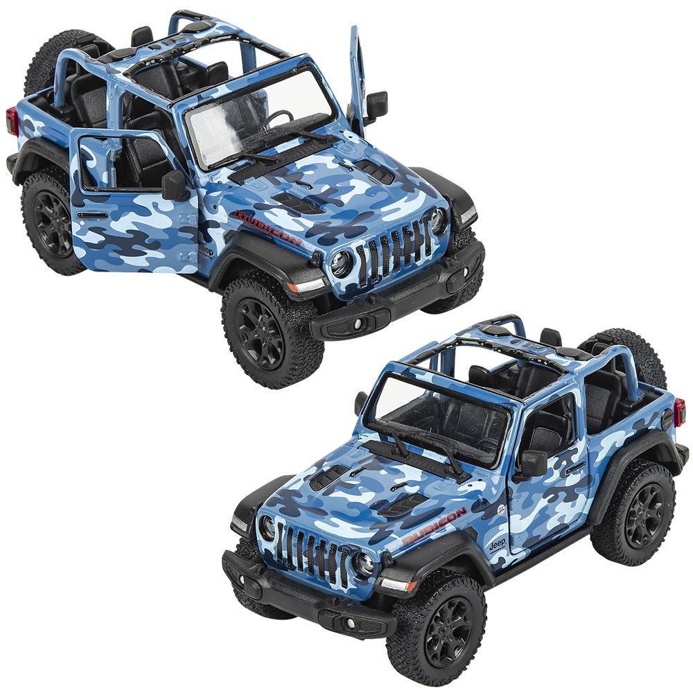 72 pieces of 5" DiE-Cast 2018 Jeep Wrangler Camo Open Top