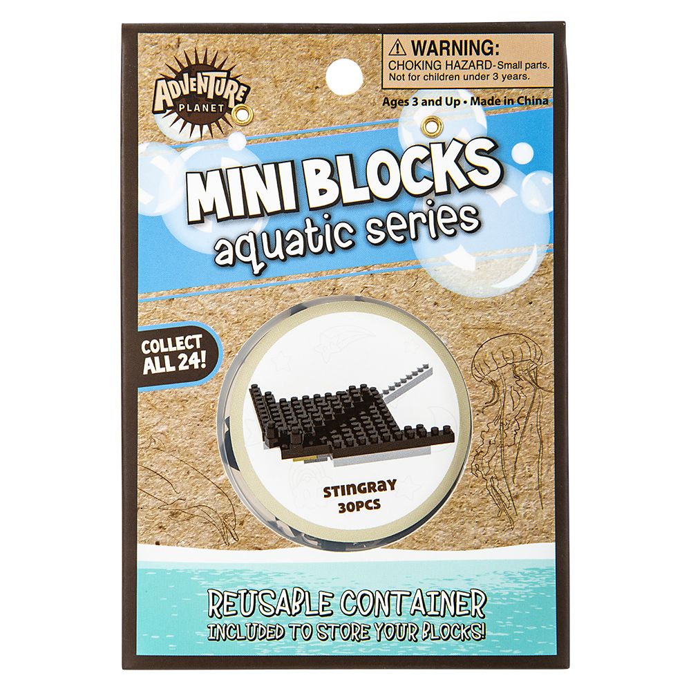 60 pieces Mini Blocks Stingray - Puzzles