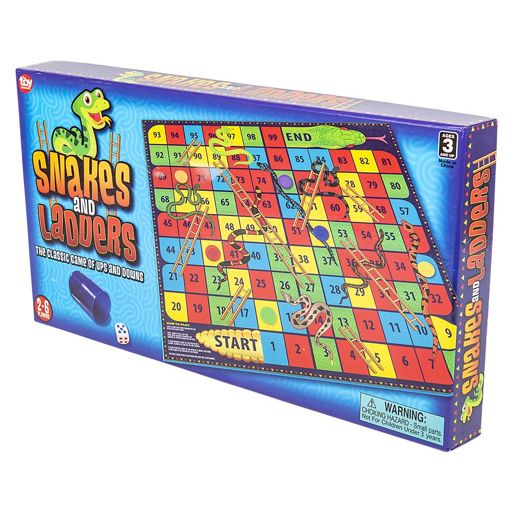 24 pieces Snakes And Ladders Board Game - Store