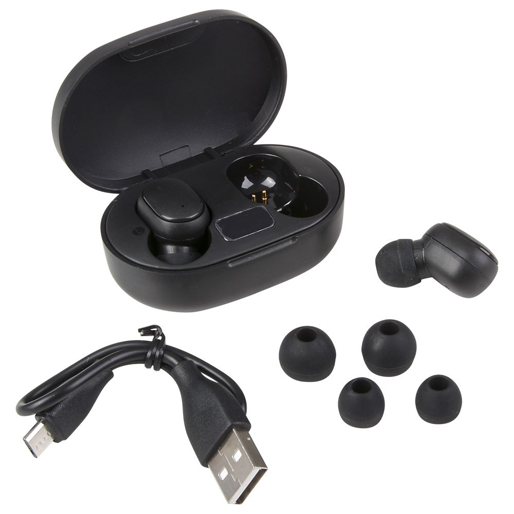 24 pieces Black Wireless Ear Phones With Charging Case - Chargers & Adapters