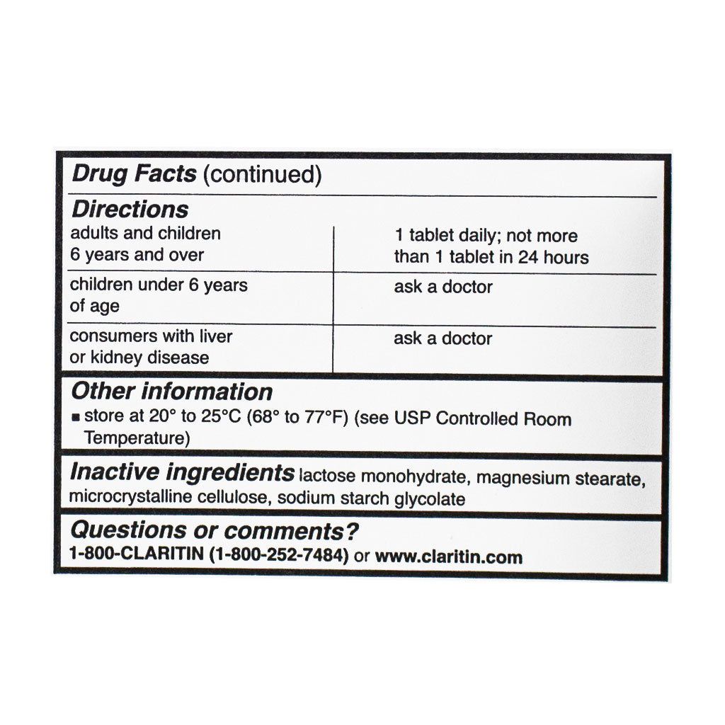 24 Pieces Travel Size Claritin Allergy Non Drowsy Pack Of 1 - Pain & Allergy Relief for Donation