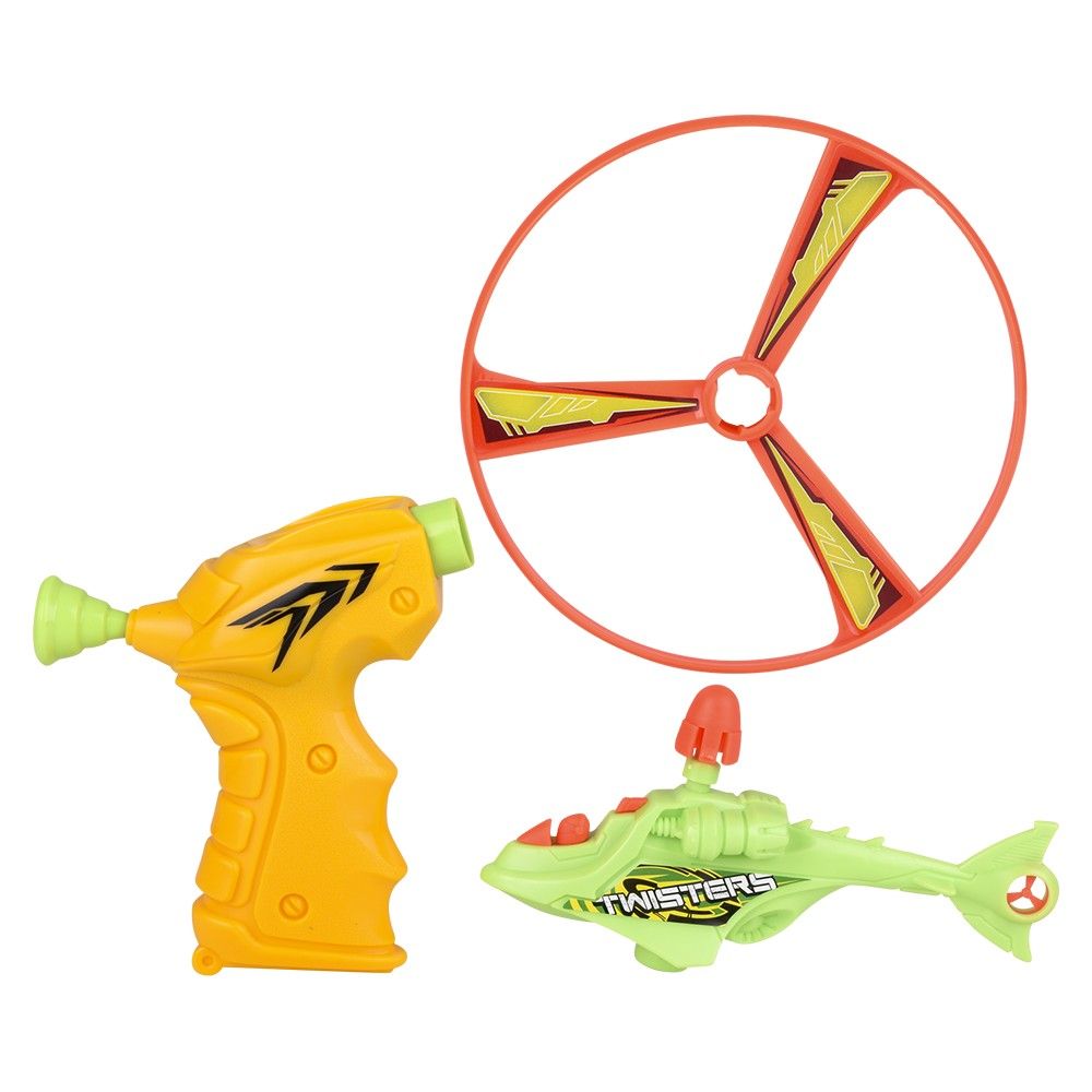 24 pieces Lanard Stunt Flyer BI-Plane / Helicopter Ripcord Launcher - Car, Planes, Trains & Bikes