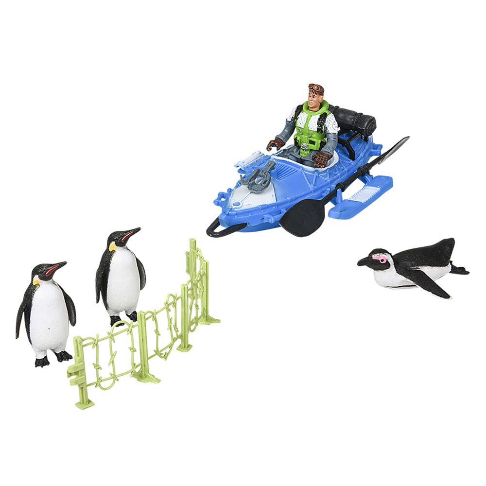 10 pieces Penguin Adventure Set - Action Figures & Robots