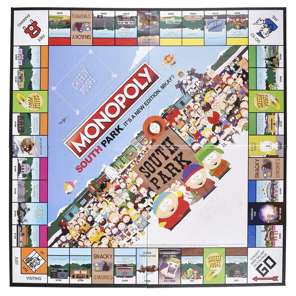 6 pieces Usaopoly South Park Monopoly - Card Games
