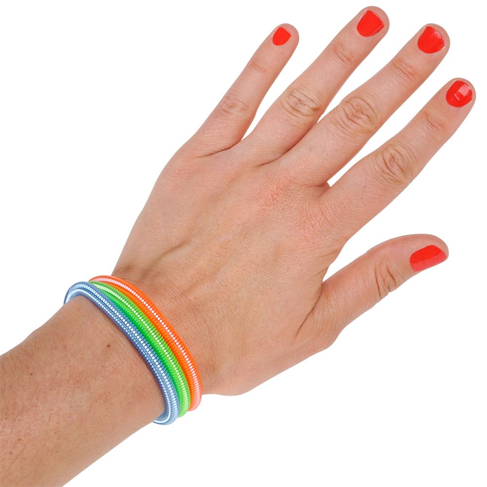 1440 pieces Neon Coil Spring Bracelet - Magic & Joke Toys