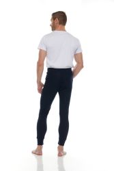 24 Pieces Mens Cotton Thermal Waffle Pants, Navy Size X-Large - Mens Thermals