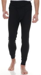 24 Pieces Mens Cotton Thermal Waffle Pants, Black Size 2X-Large - Mens Thermals