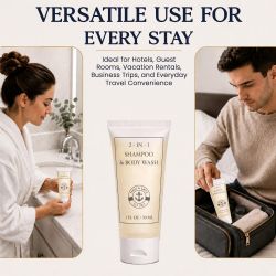 500 Wholesale Yacht & Smith 2 In 1 Shampoo And Body Wash 1oz Bottle